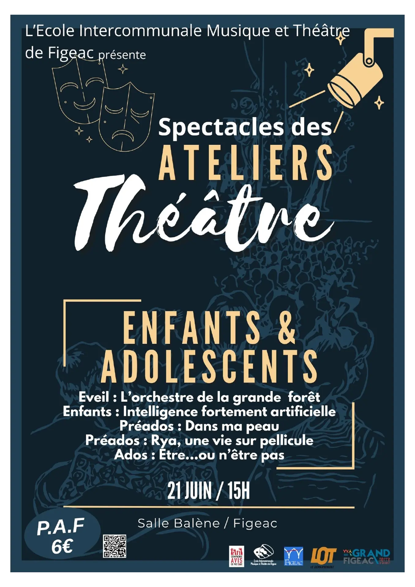 Affiche théâtre Enfants & adolescents