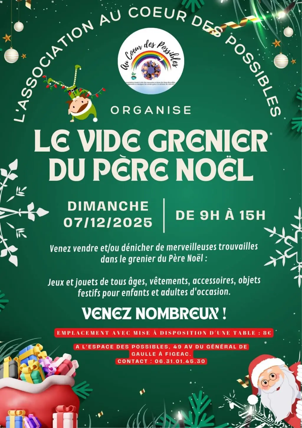 vide-greniers de noël