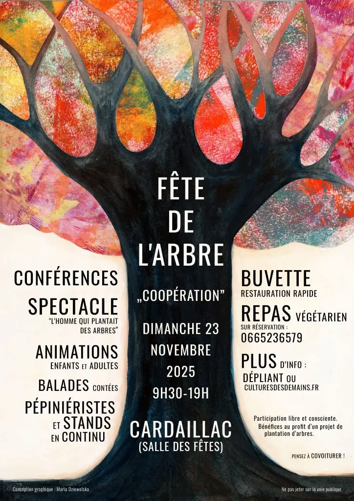 FETE DE L'ARBRE 2025 affiche A4 flat