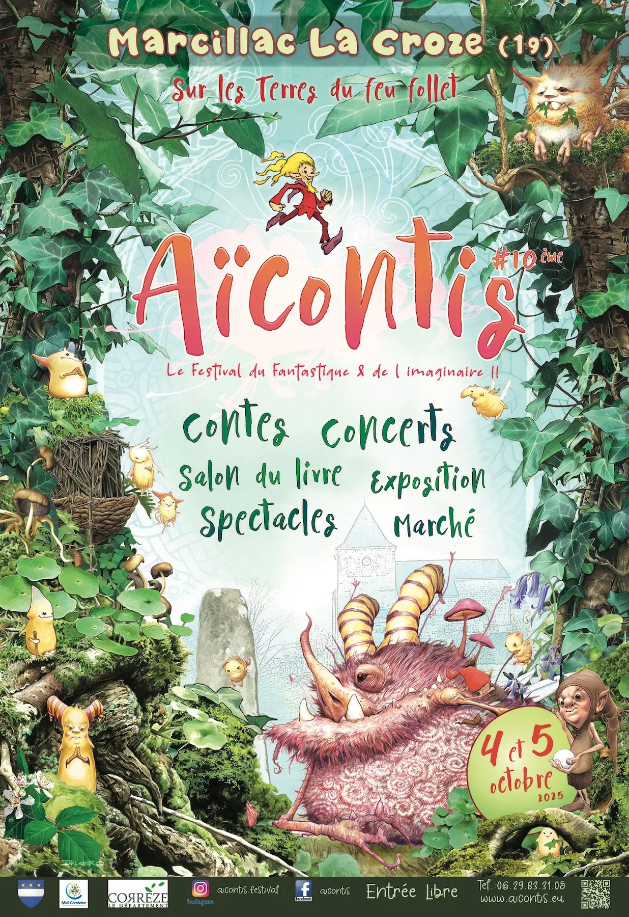 Festival Aicontis Affiche 2025