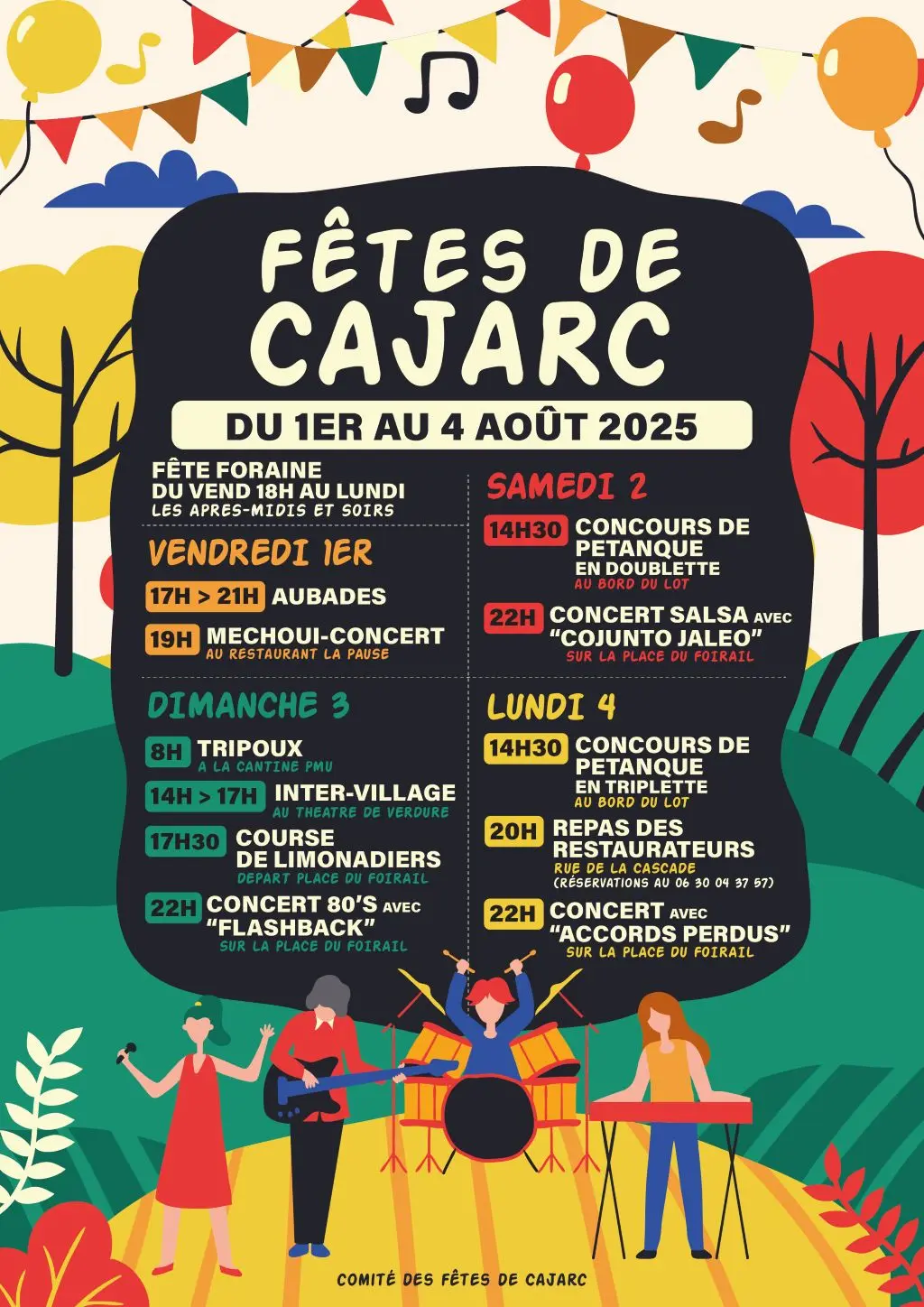 Fête Cajarc 2025_A4
