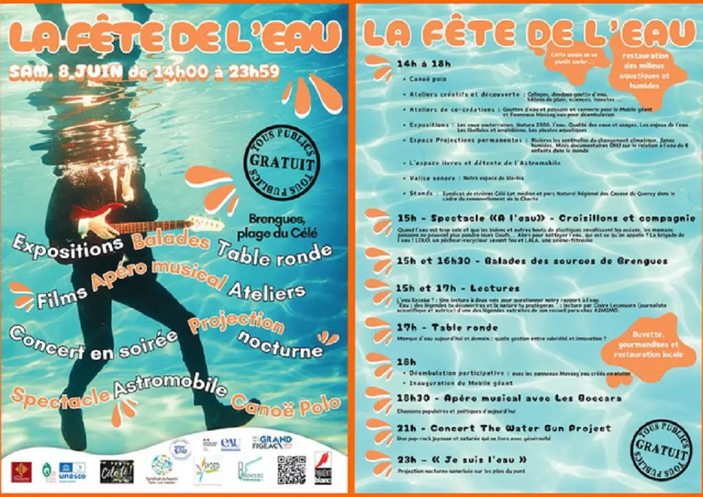 Flyer Fete de l eau 8 juin 2024 Brengues web et mails - Light
