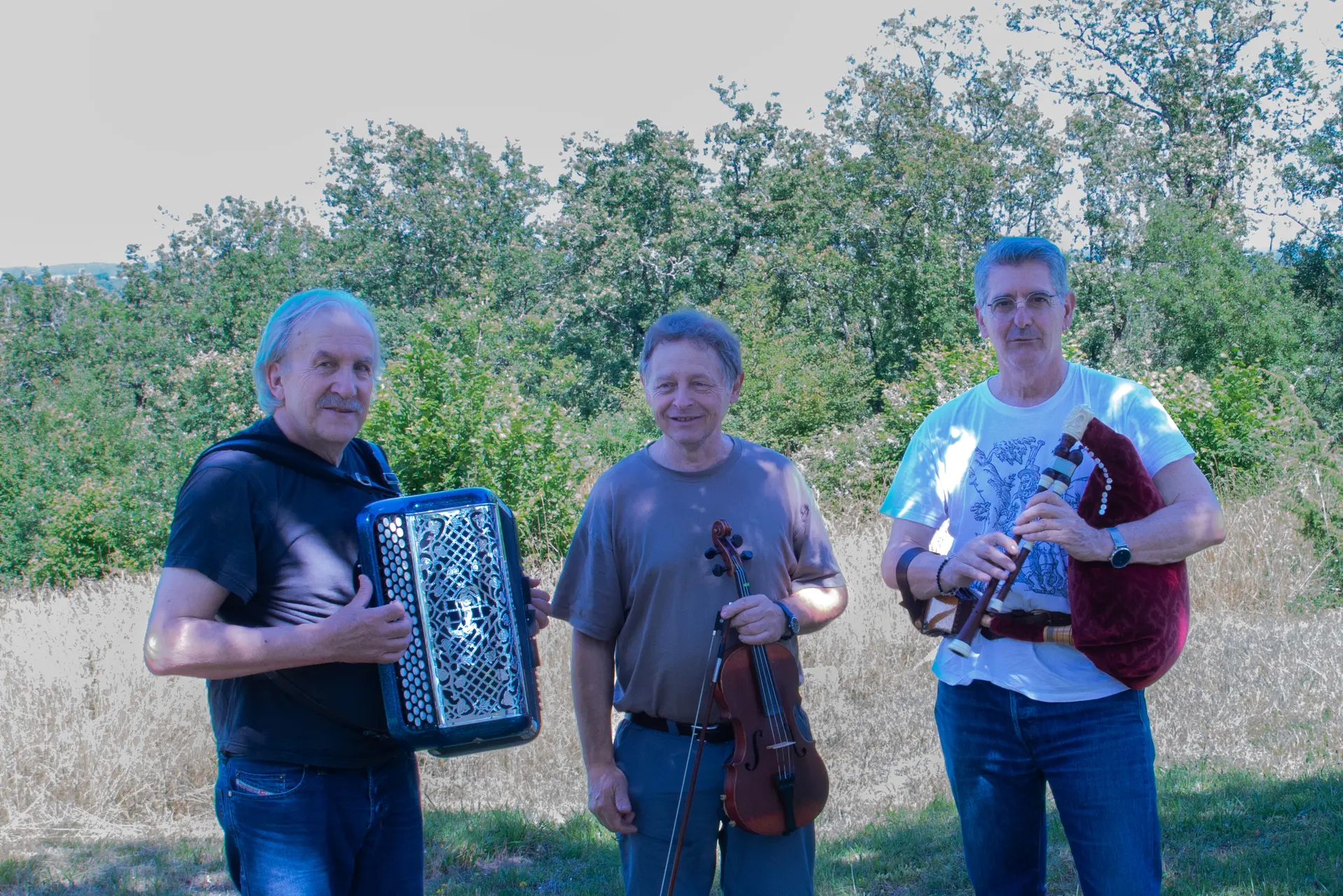 Francis Barascou,Xavier Vidal et Gilles Cassagnes ( de gauche à droite)
