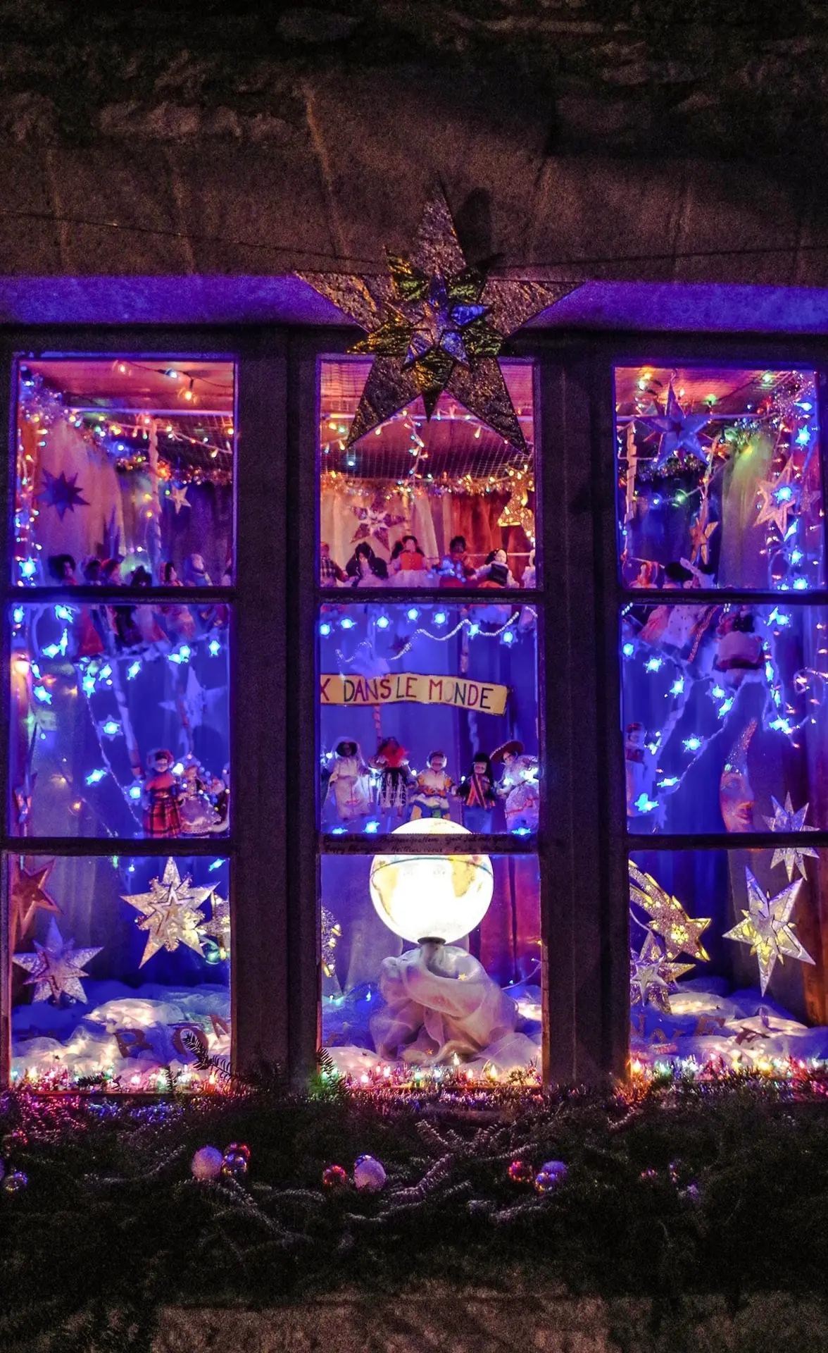 Illuminations de Noël à Lunegarde