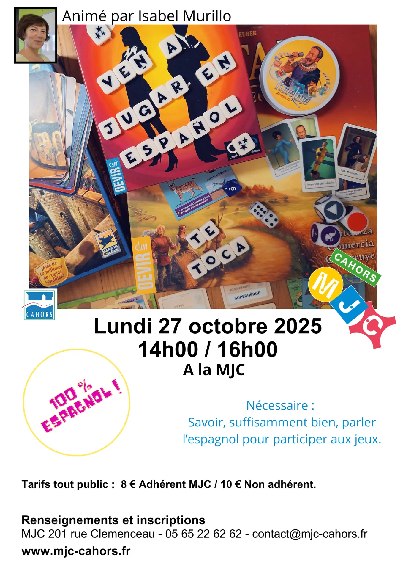 Jeux en espagnol - 1
