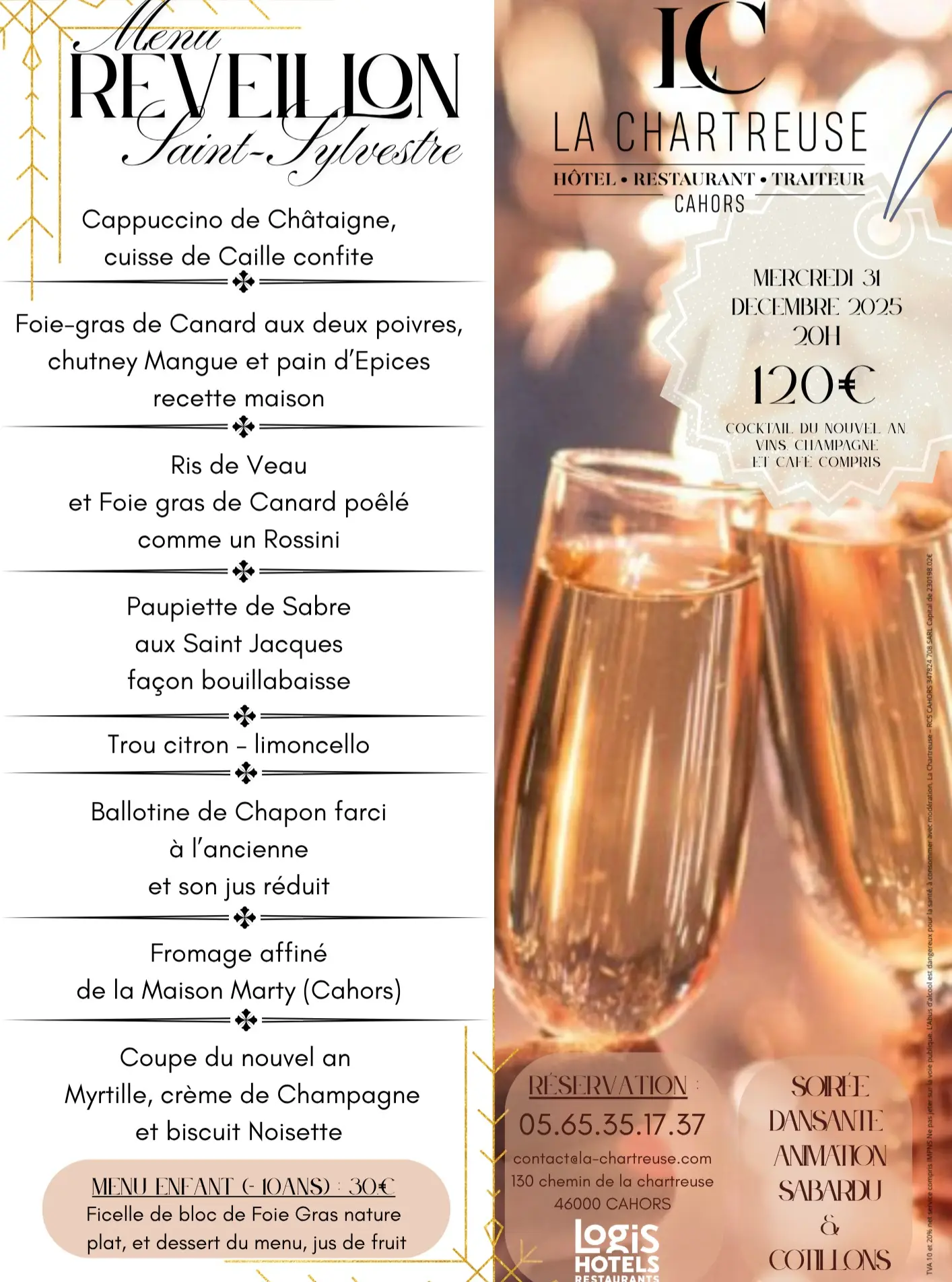 La Chartreuse - Cahors - 31dec soir