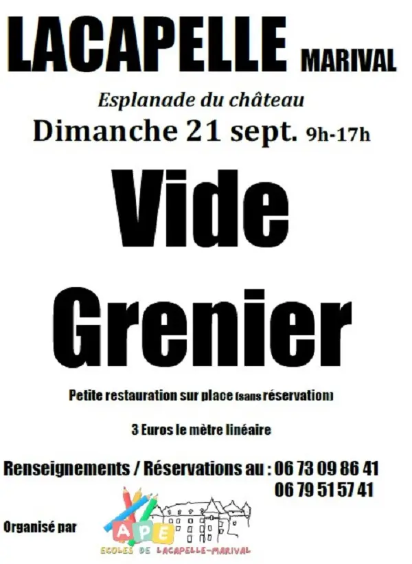 Lacapelle Marival vide grenier