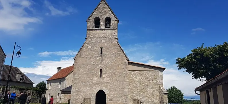 Lachapelle-Auzac église saint Nicolas