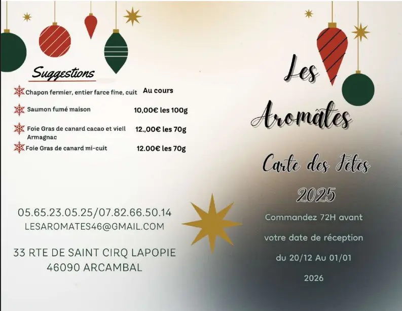 Les Aromates_infos - Arcambal - fêtes