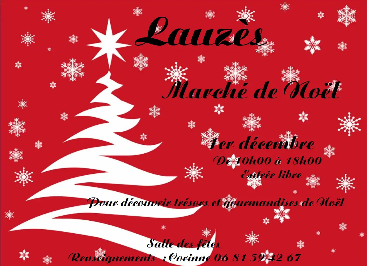 Marché de noel Lauzès 2024