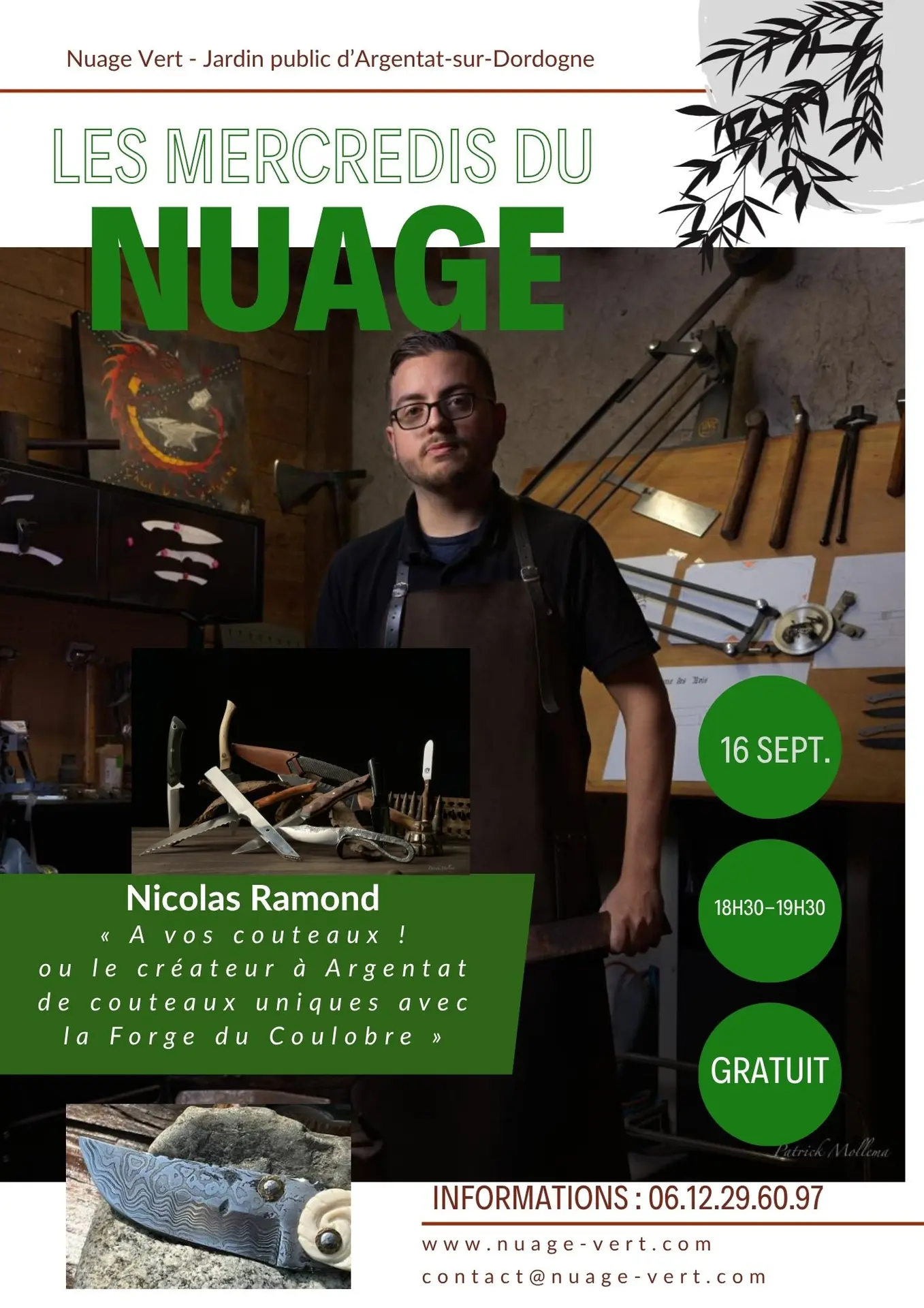 MERCREDIS DU NUAGE le 16 septembre couteaux