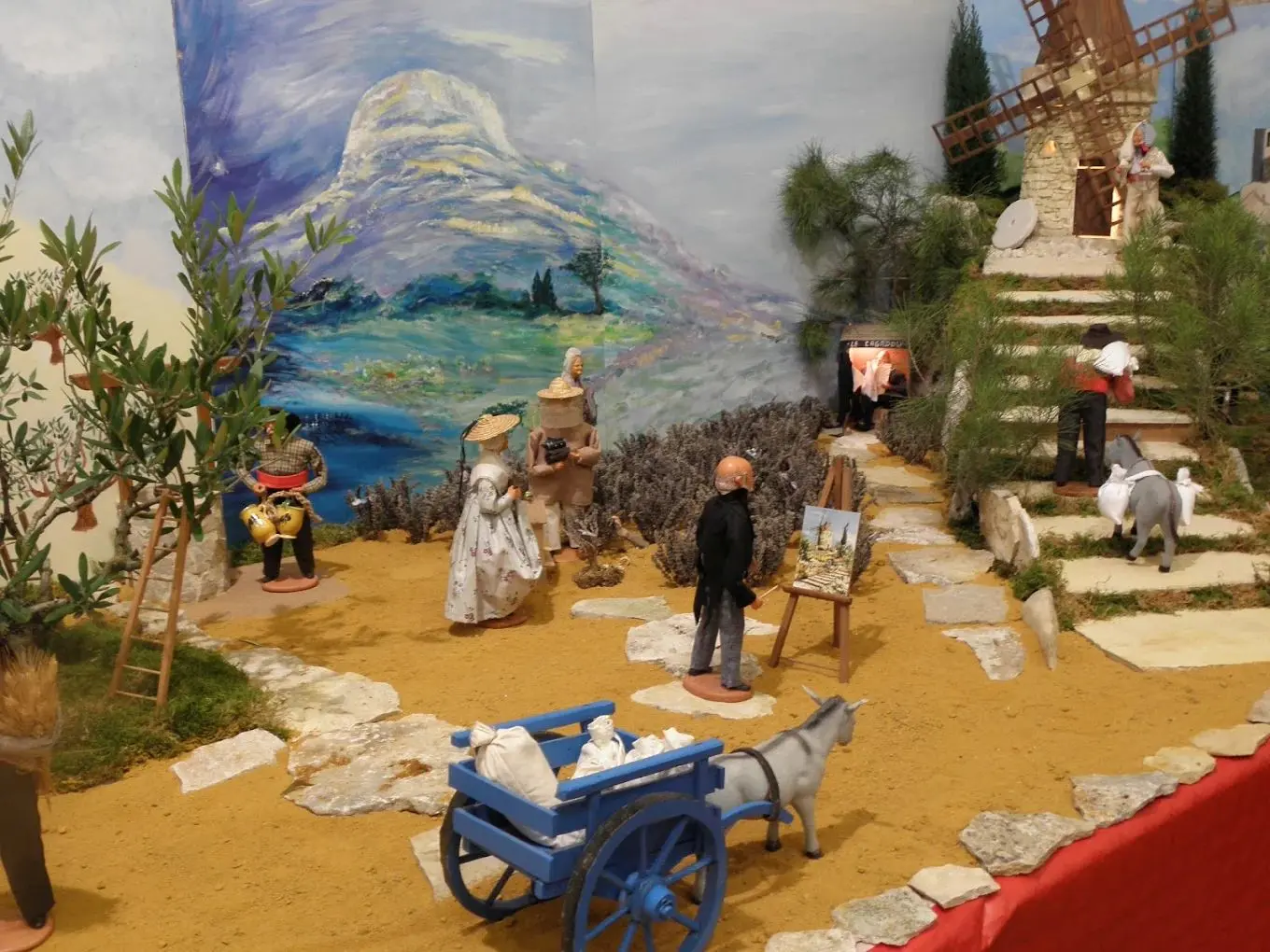 village provençal animé