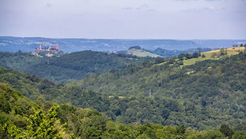 Paysage du Ségala - vue vers St Laurent les Tours