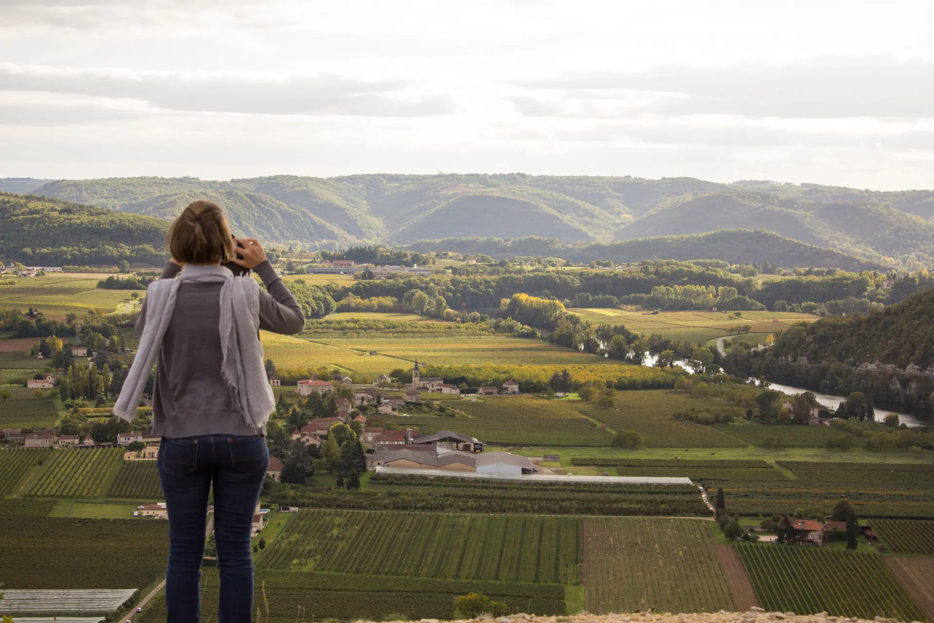 Crayssac - Point de vue de la Cévenne