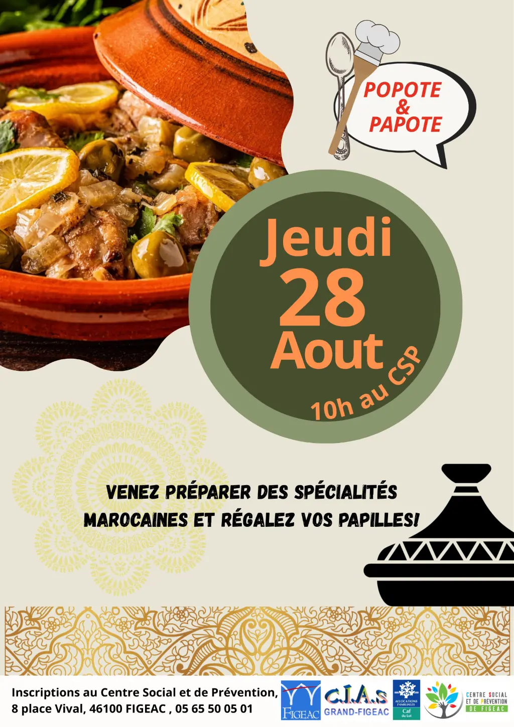 Popote et Papote cuisine marocaine