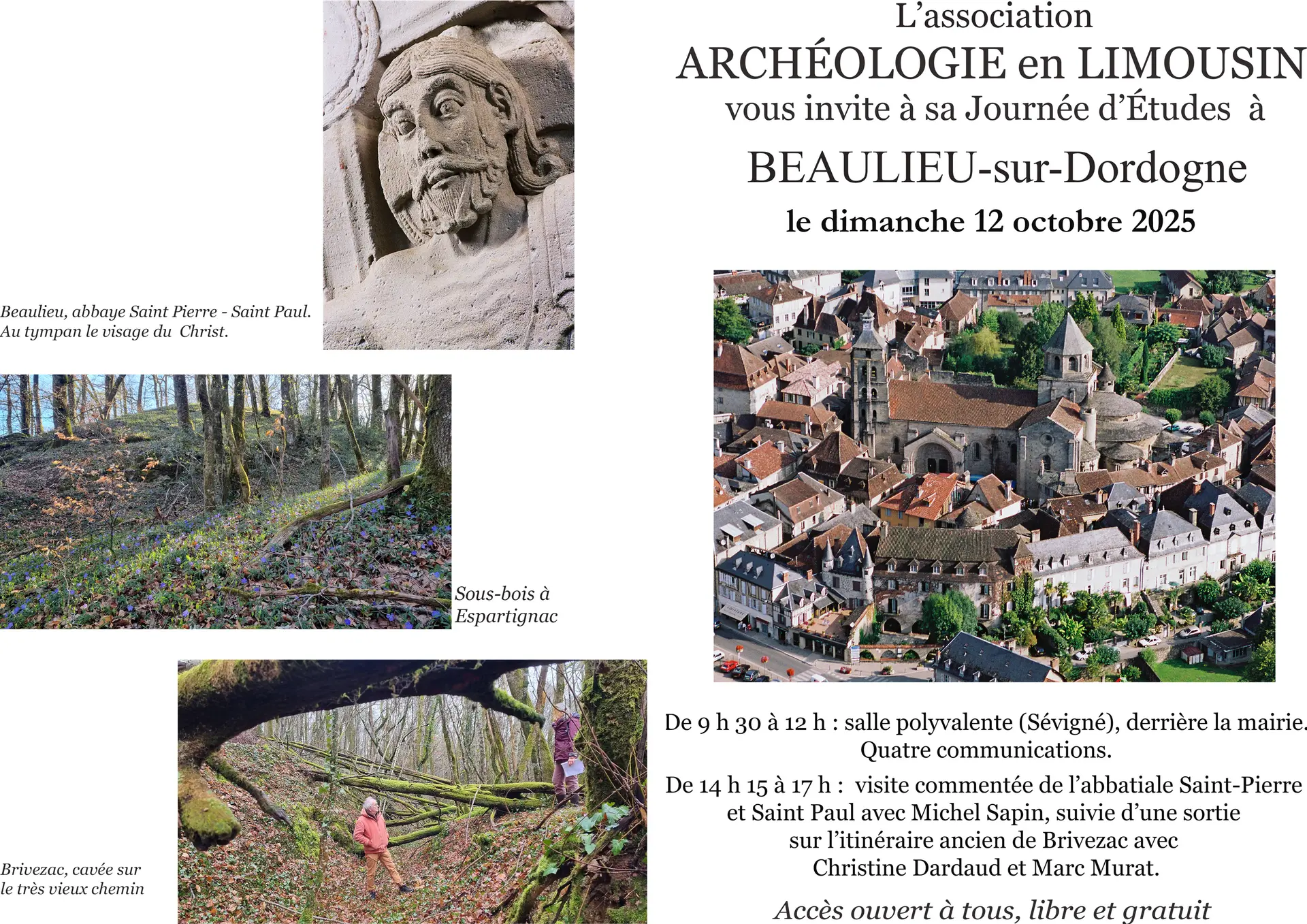 Journée d'Études Archéologie en Limousin à Beaulieu-sur-Dordogne 3