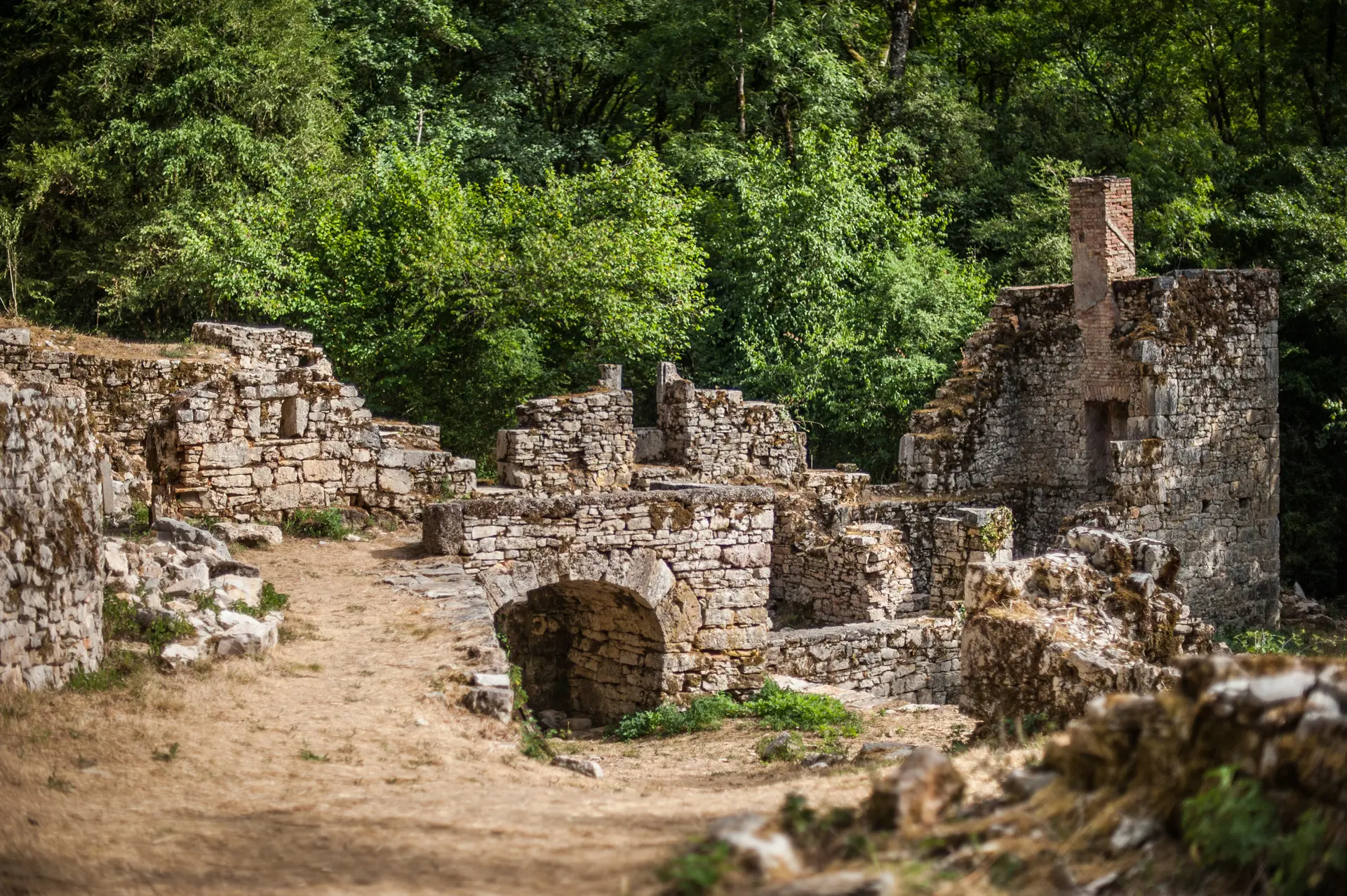 Rocamadour - Ruines du Moulin de Tournefeuille © Lot Tourisme - C. ORY