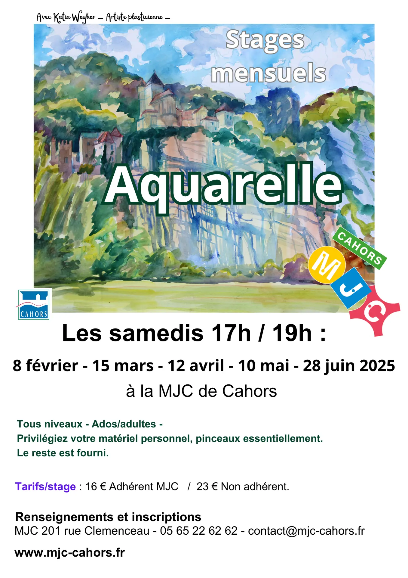 STAGES D'AQUARELS - 1