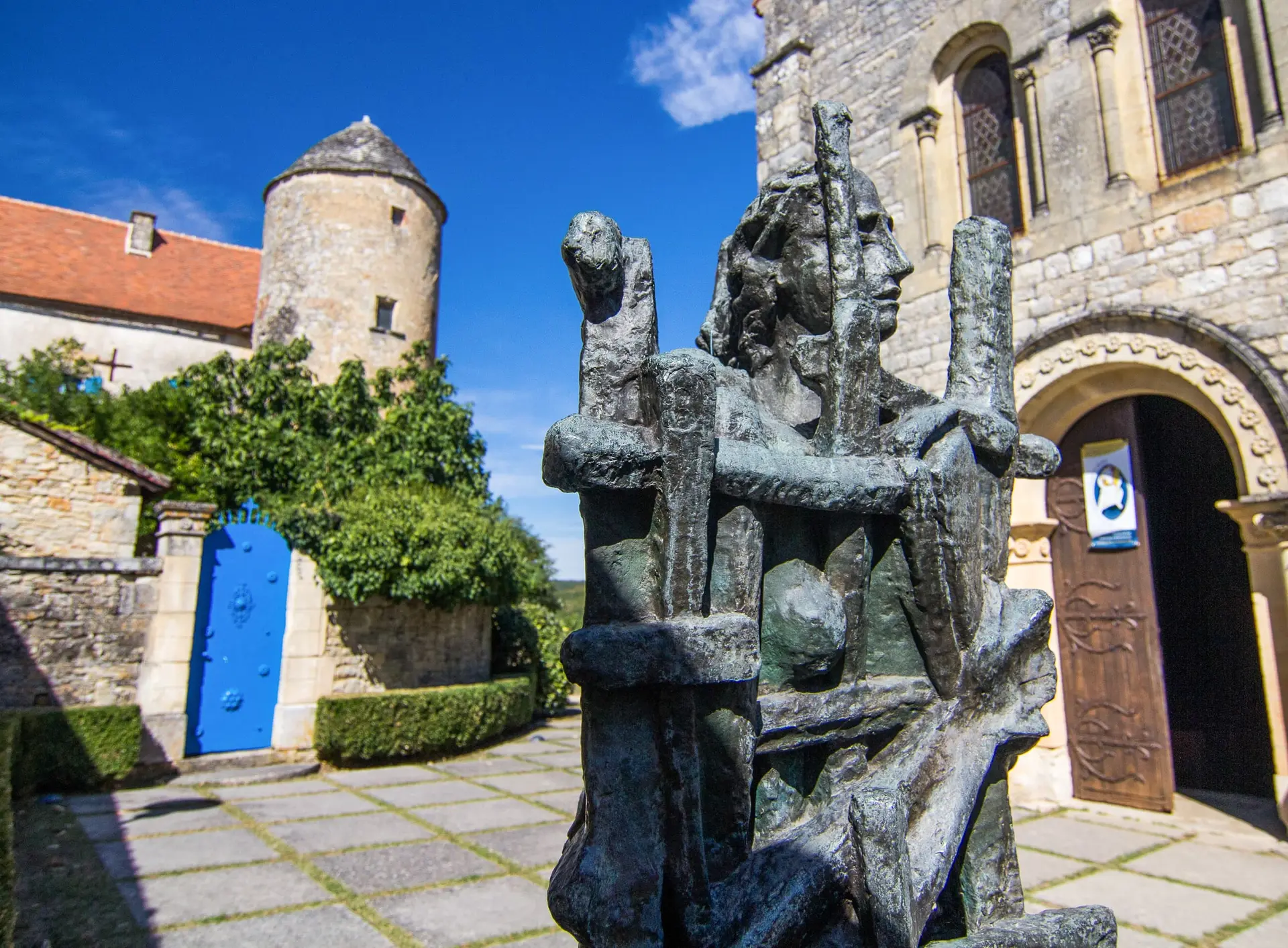 Sculpture de Zadkine © Lot Tourisme - C. Novello 160922-145347