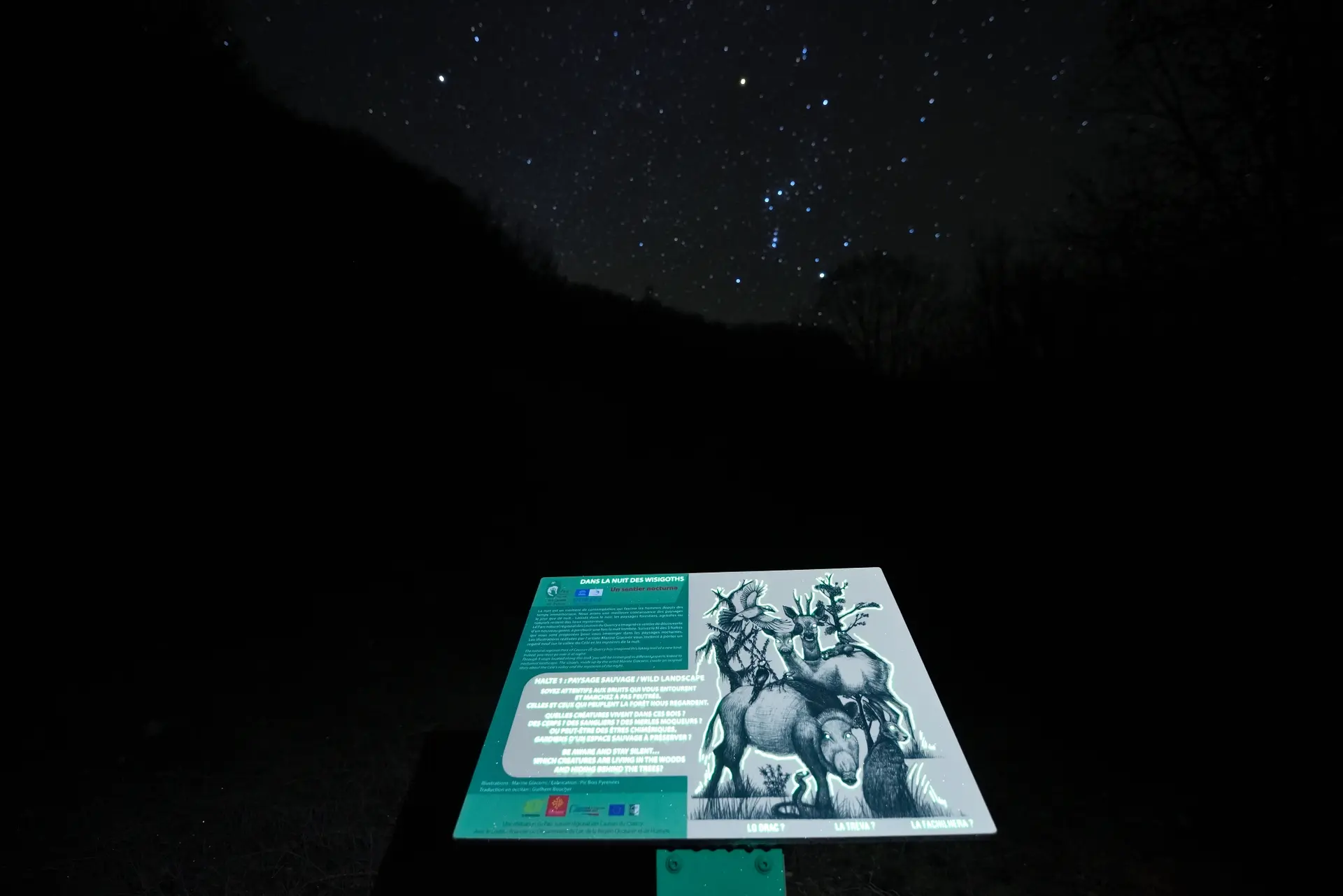 Sentier nocturne Corn