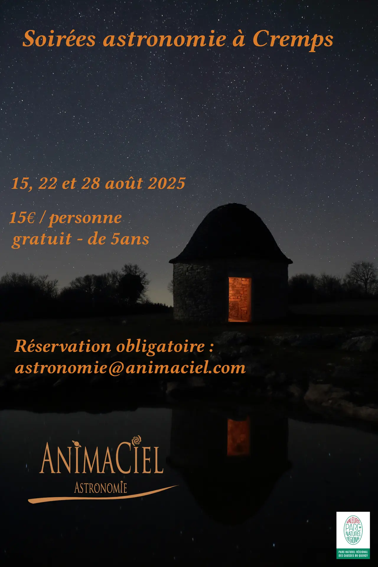 Soirées astronomie cremps 2025