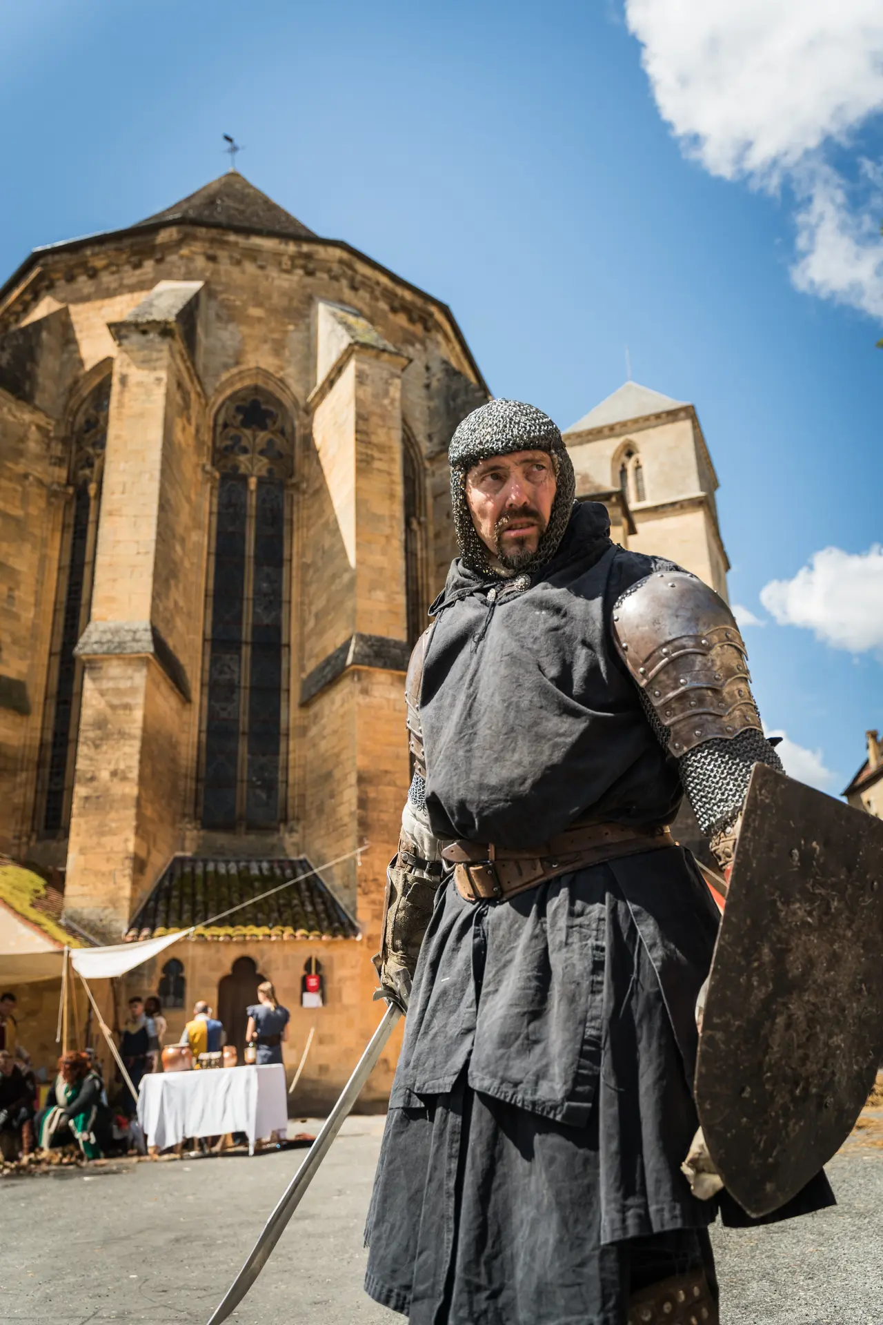 Spectacle de combats des médiévales de Gourdon 2023