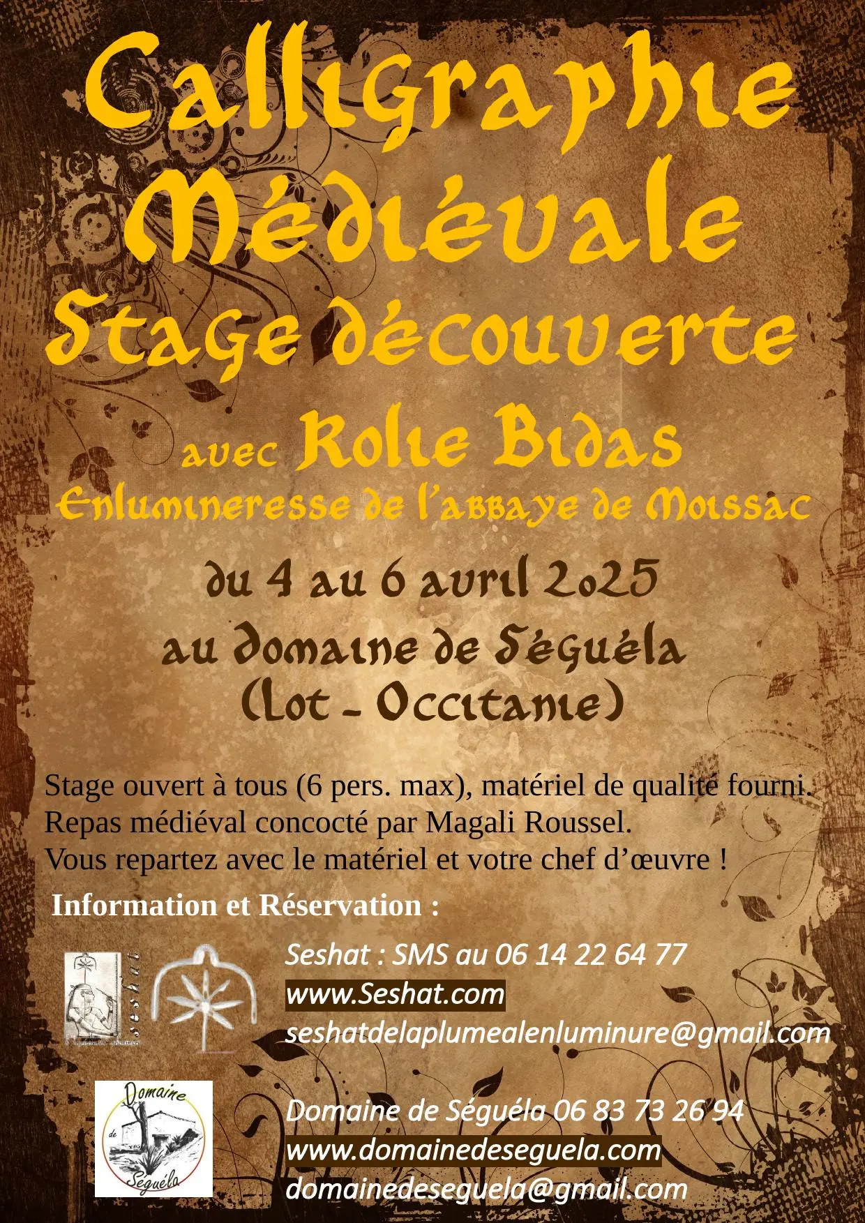 Stage calligraphie 2025