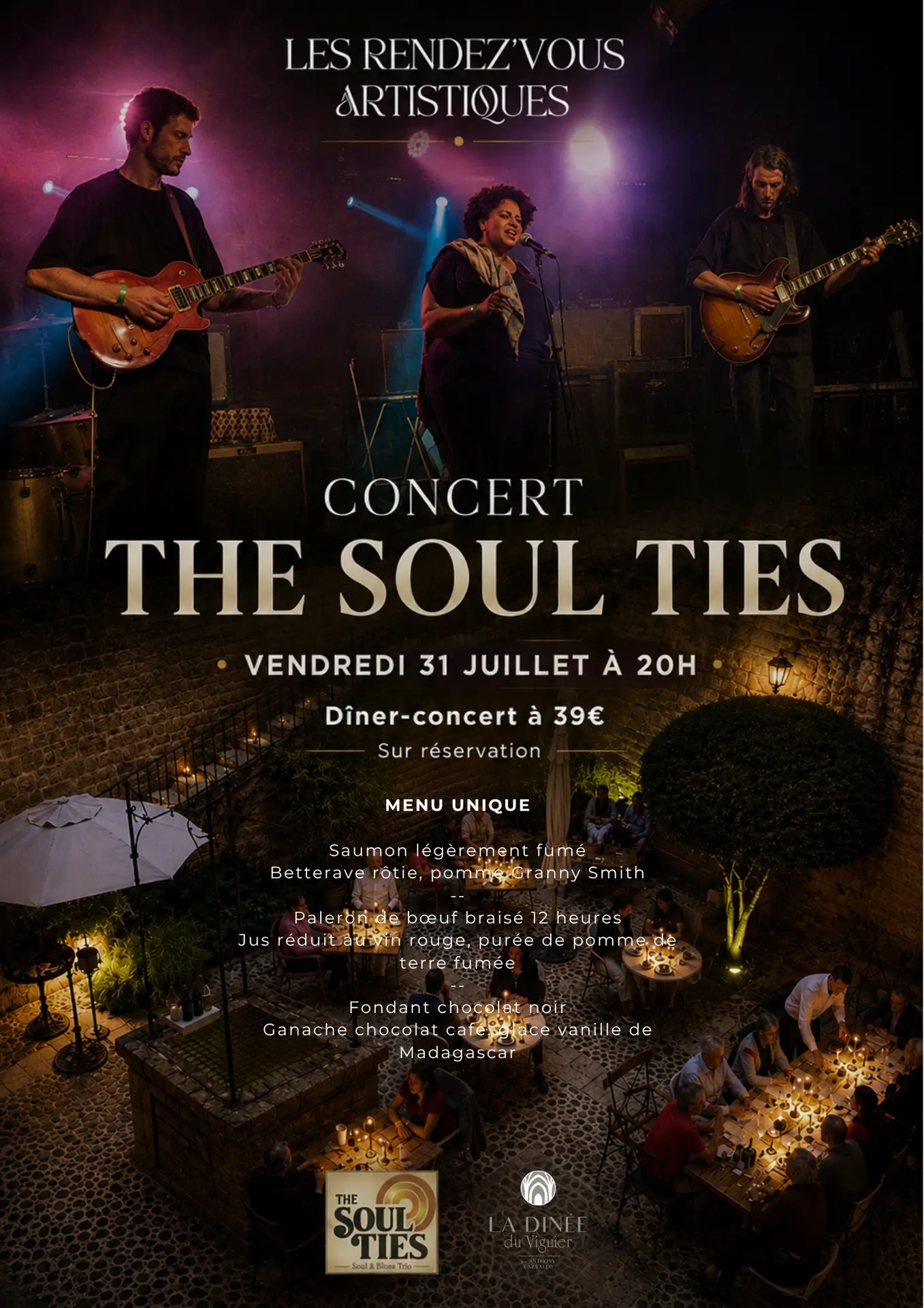 Figeac - Affiches event - THE SOUL TIES AFFICHE