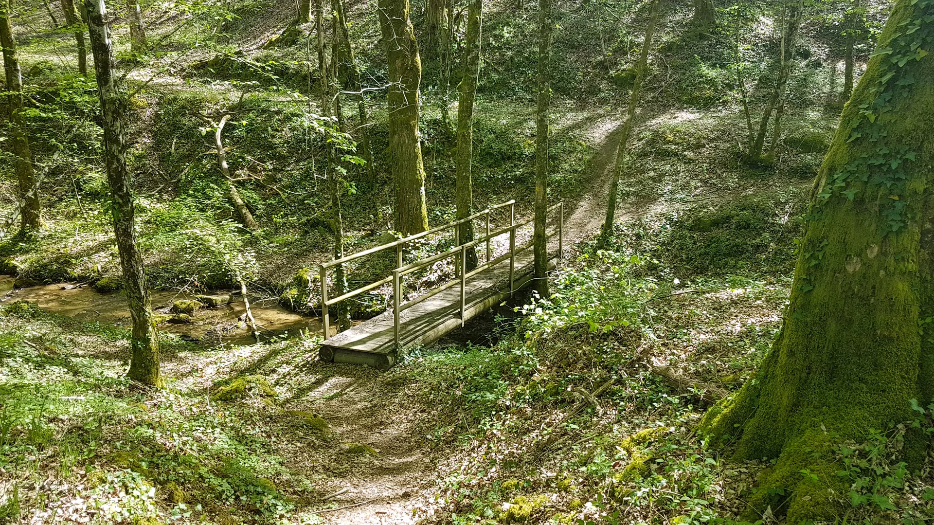 Traversée du ruisseau de Teyssieu