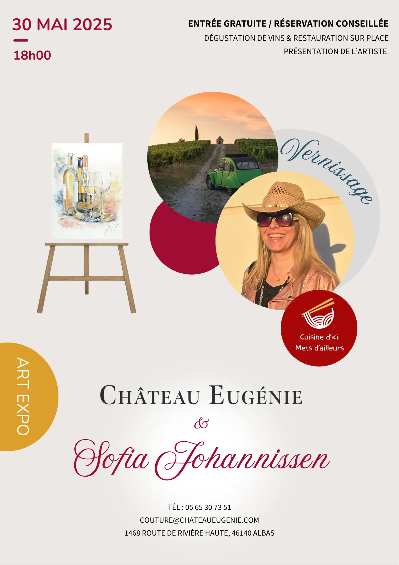 Affiche Vernissage Sofia Insta (Affiche) - 1