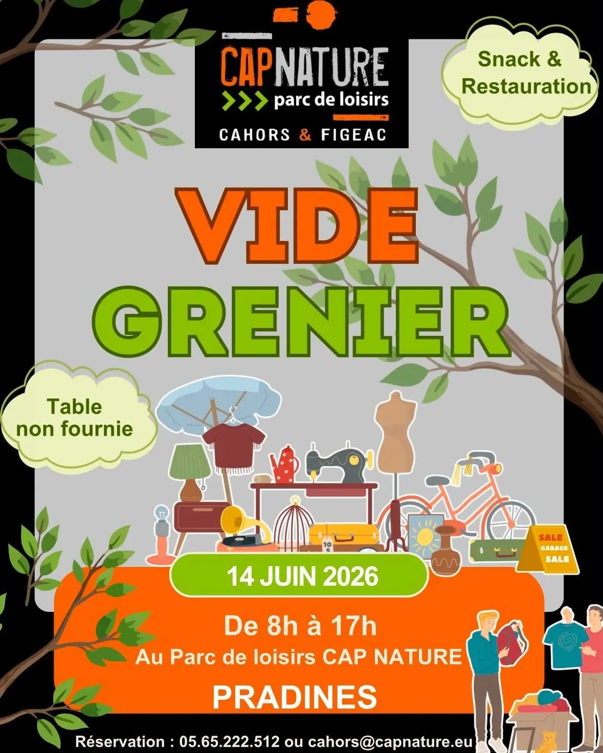 Vide grenier Capnature