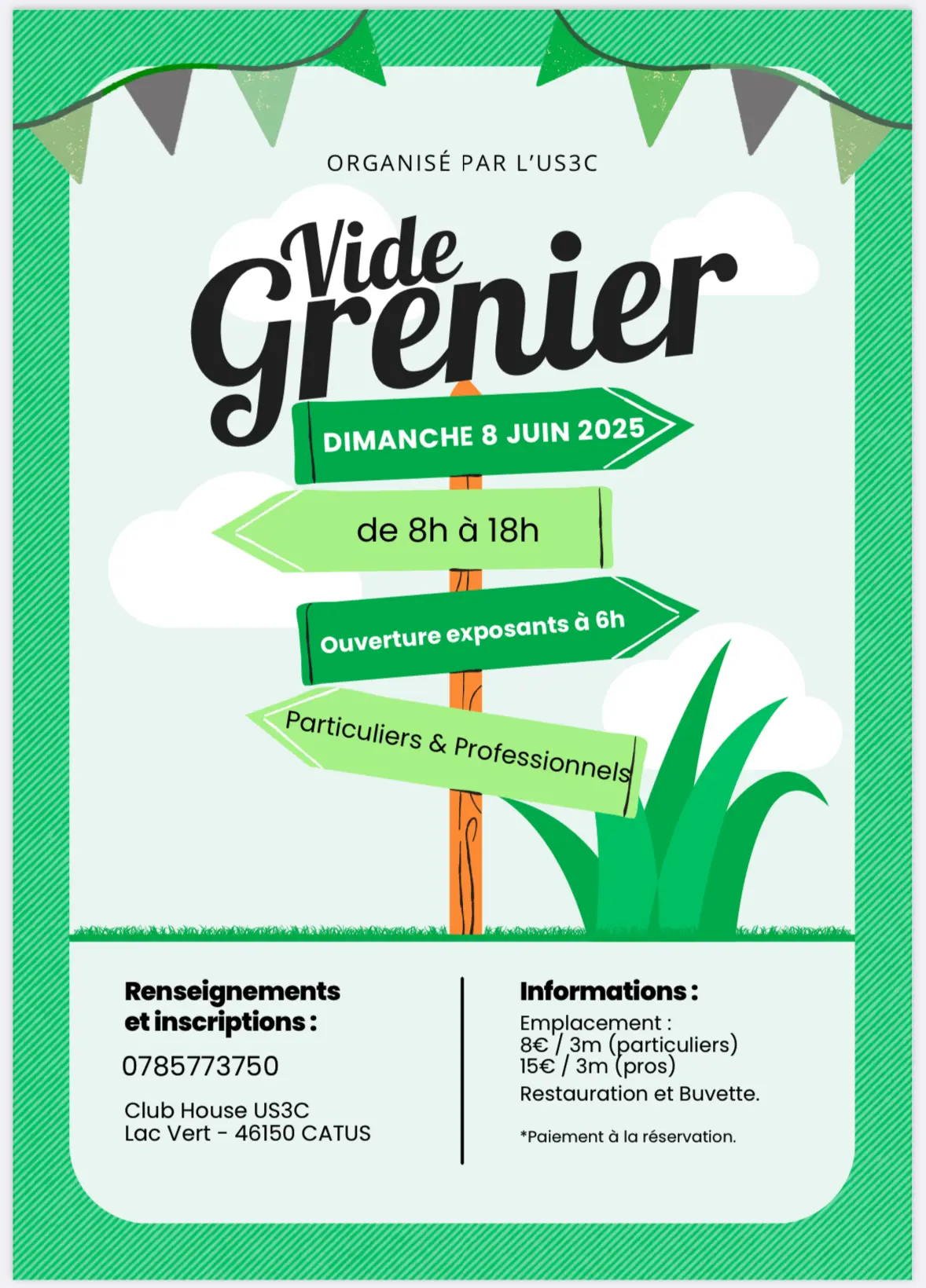 Vide greniers US3C