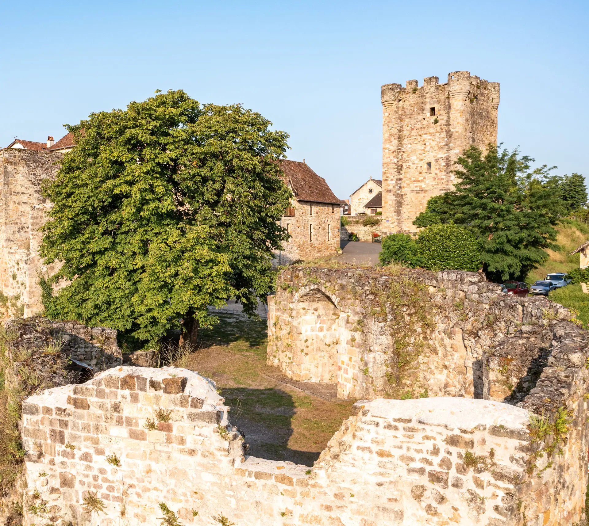 Vue drone de Capdenac-le-Haut © Cyril Novello - Lot Tourisme 210721-080836