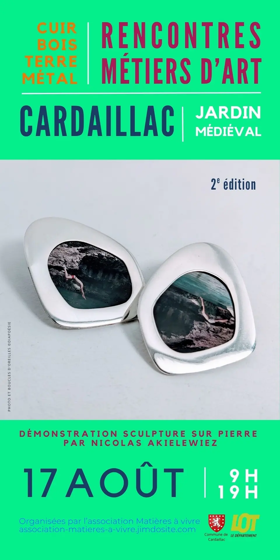 Affiche 2025 30X60cm - VERT1