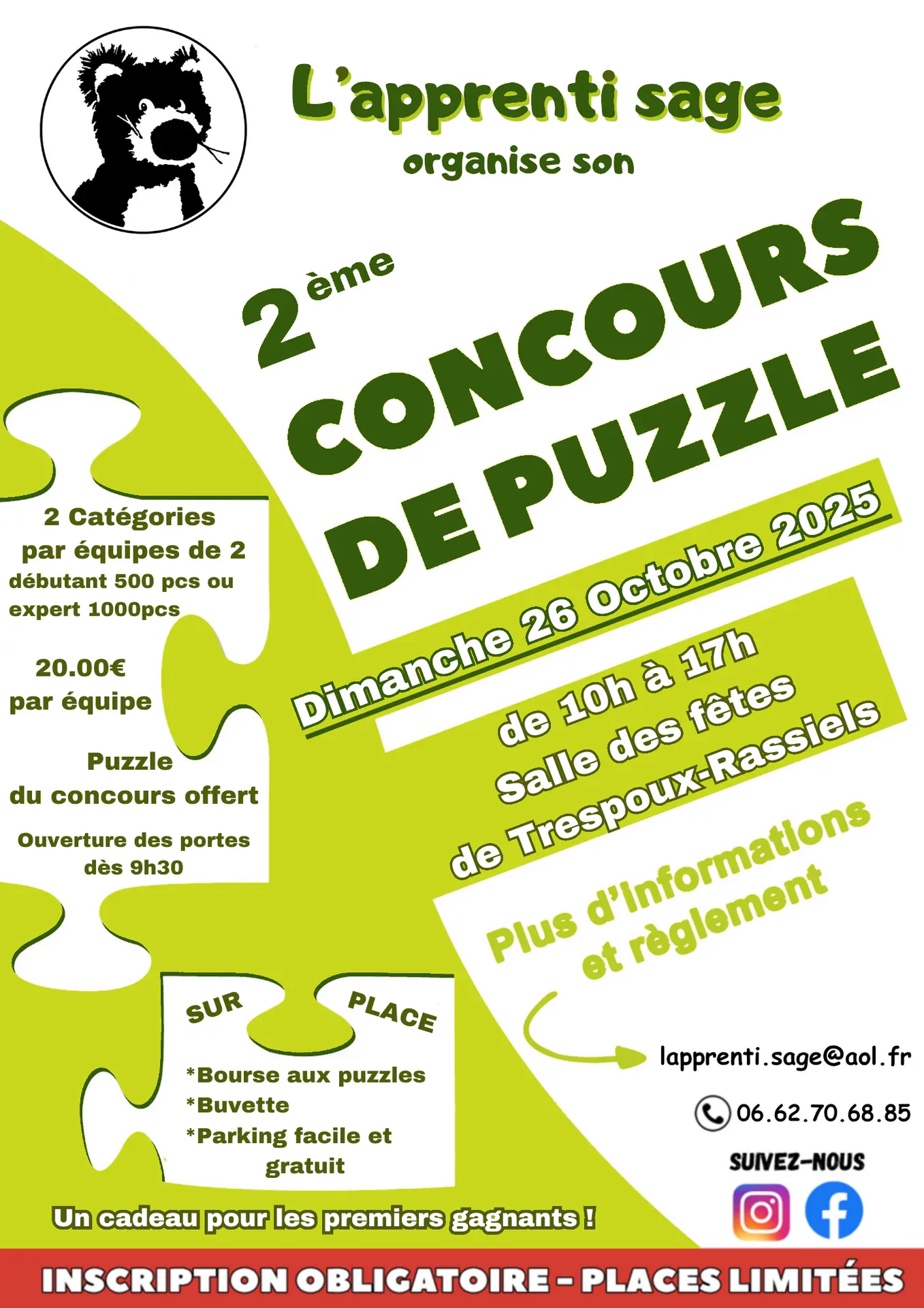 affiche 2eme concours puzzle