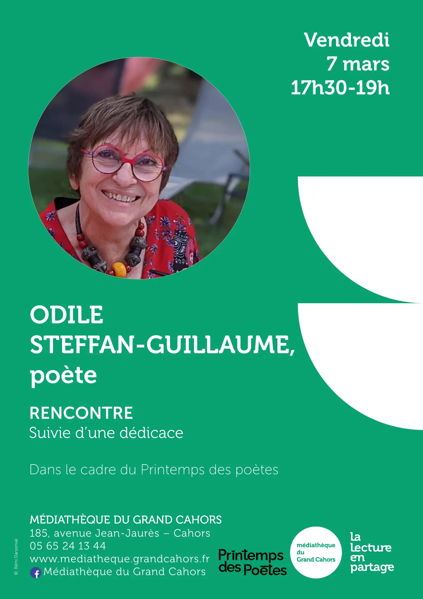 affiche Odile Steffan Guillaume 2025
