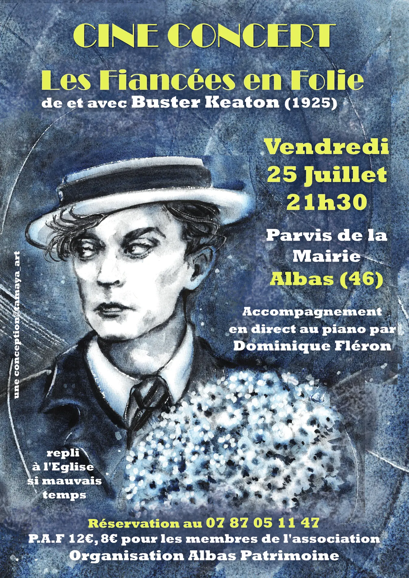 affiche Buster Keaton JAUNE copie (1) (1)