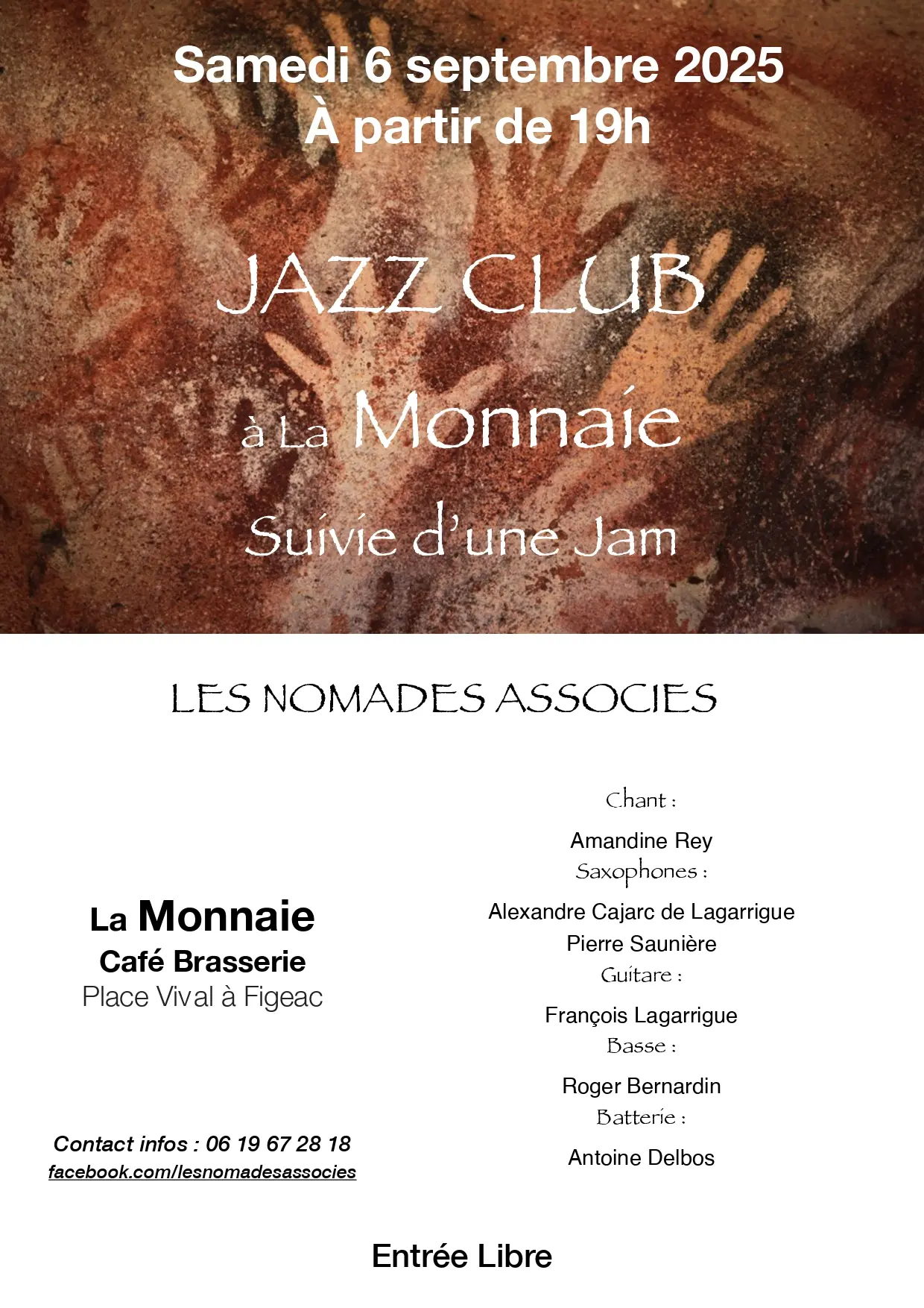 Concert : Jazz club à la Monnaie Figeac
