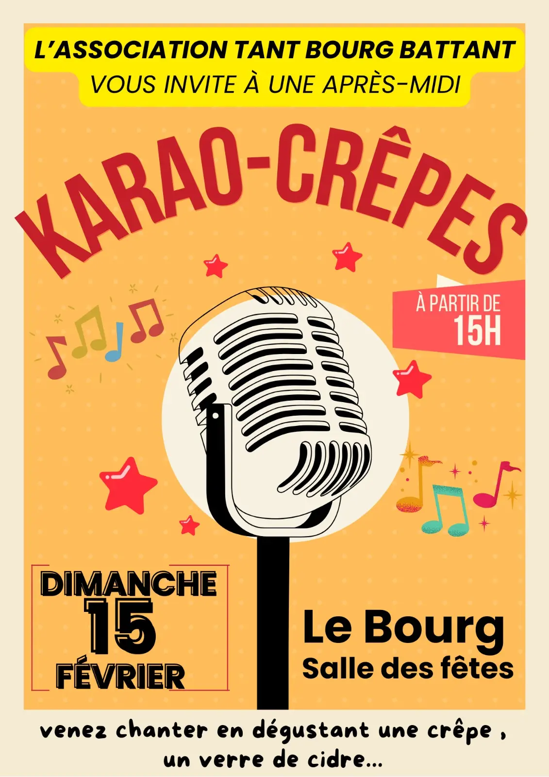 affiche carao crêpes