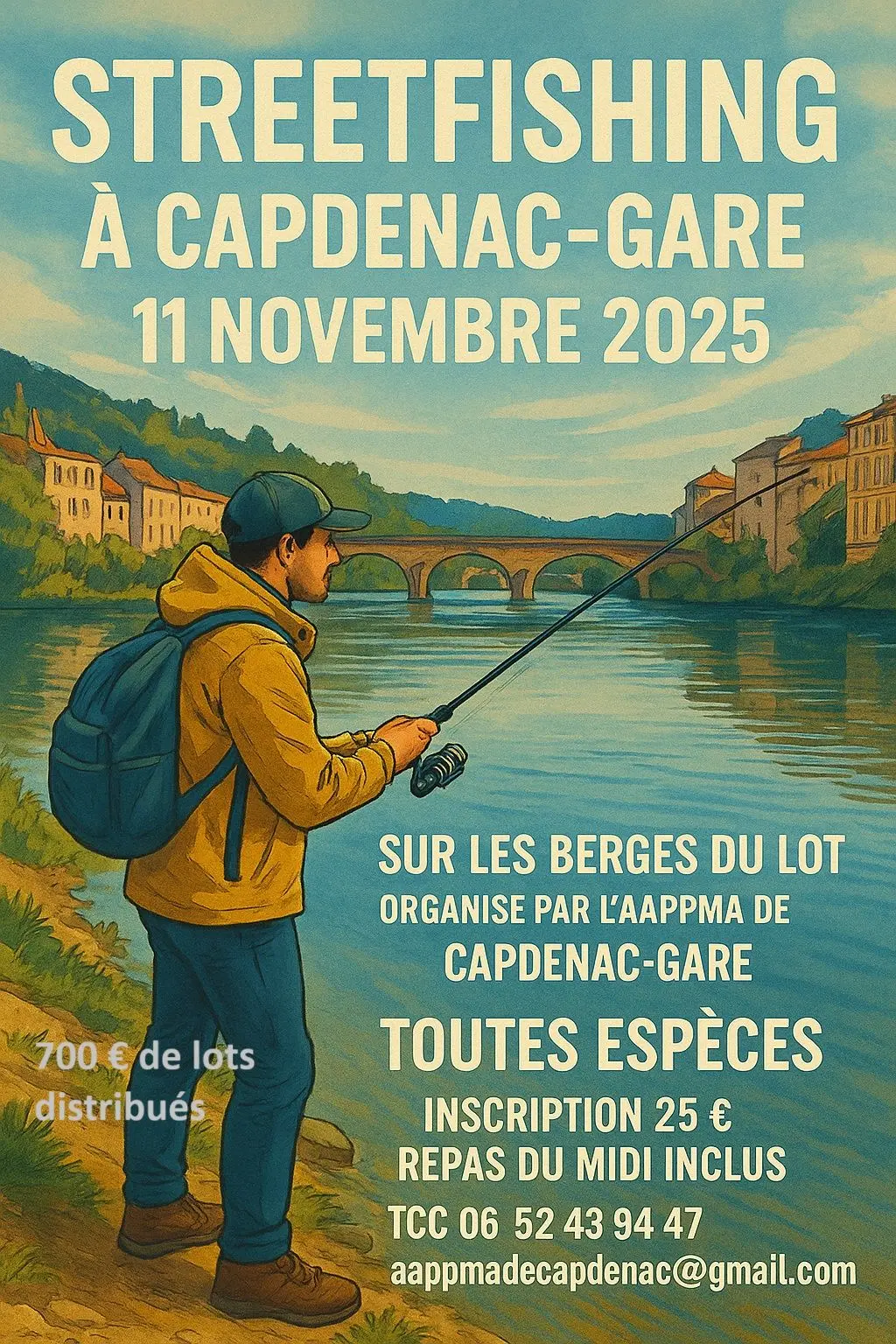 affiche concours street fishing