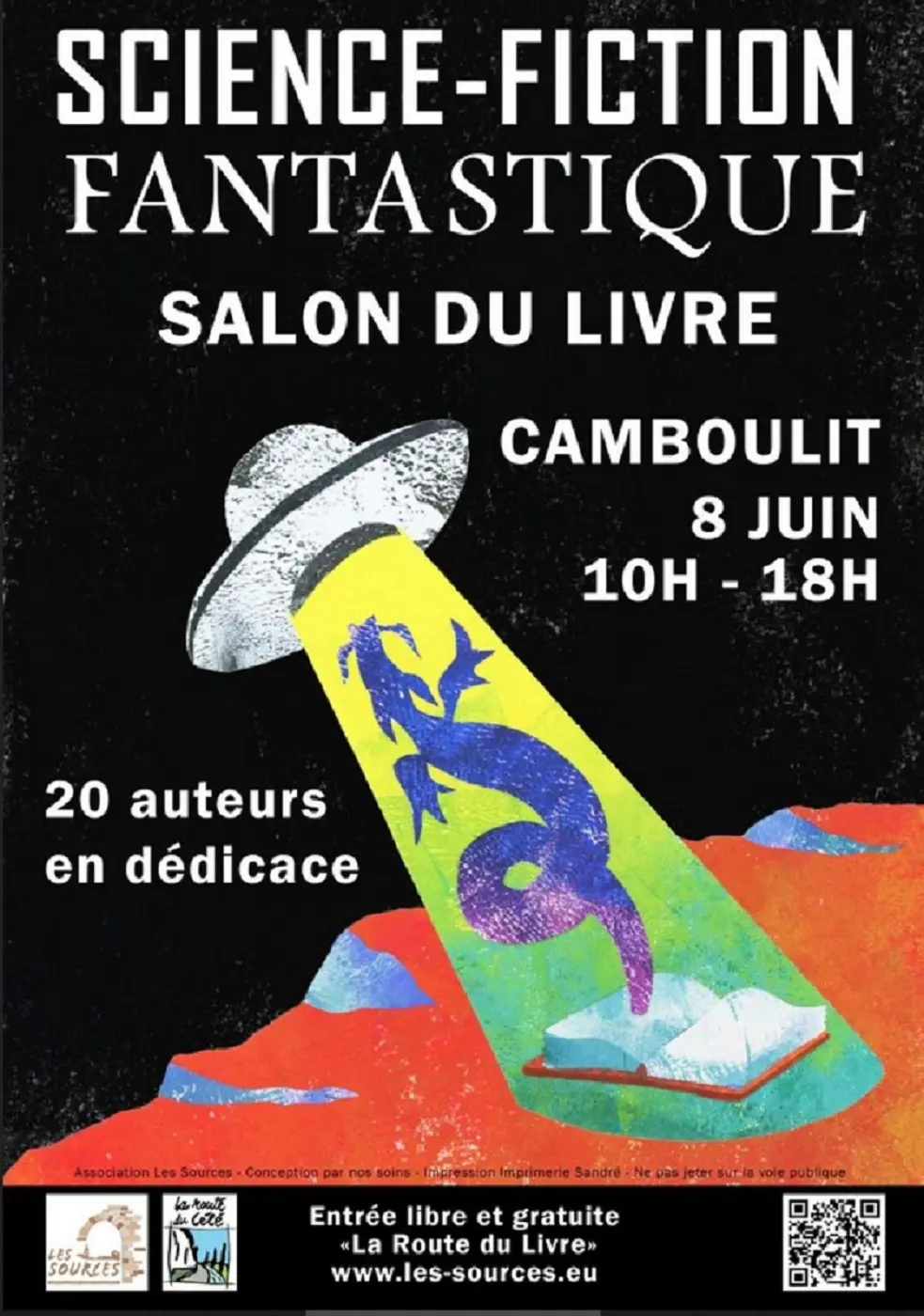 affiche salon du livre