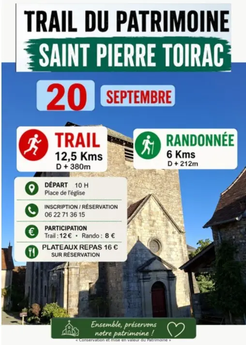 affiche trail rando SPT 20 sept