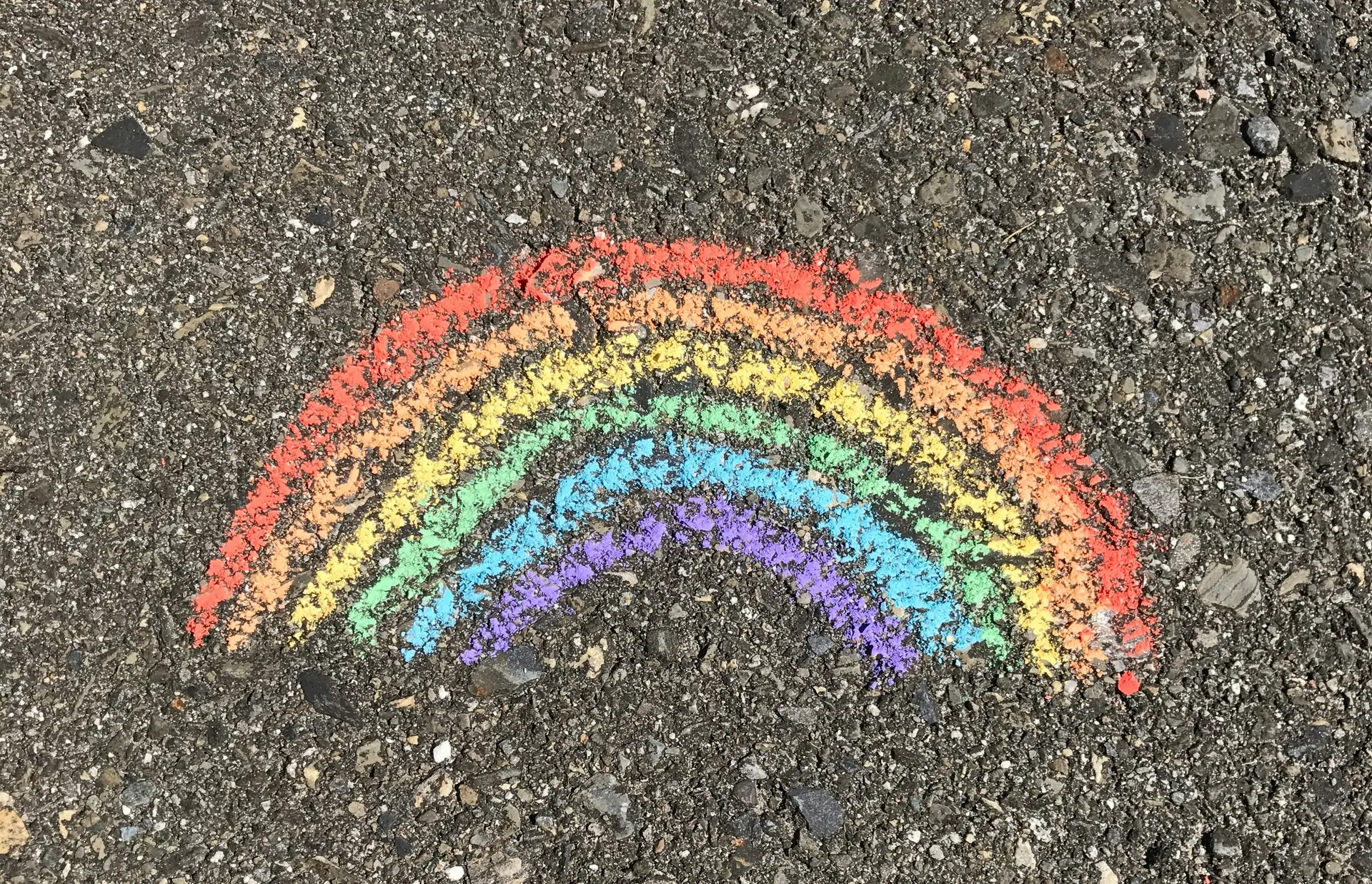 Arc-en-ciel Craie