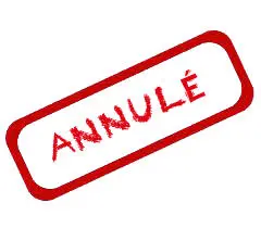 annulé