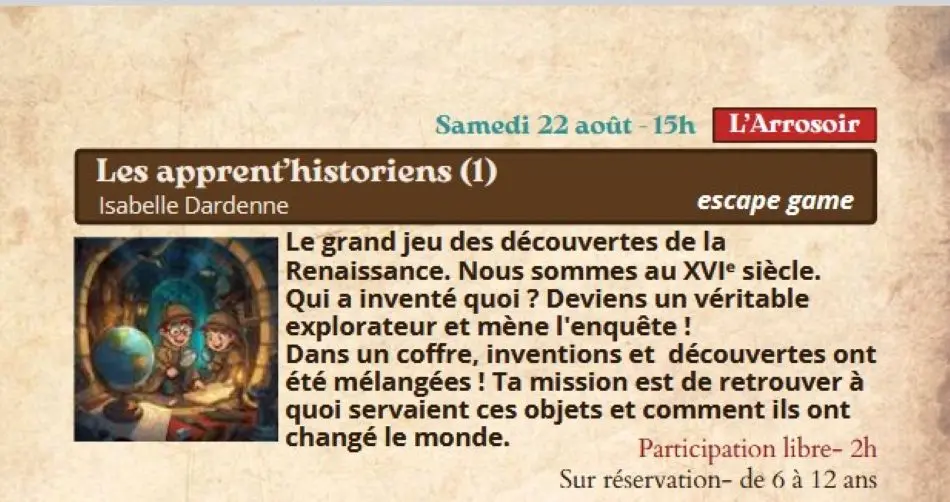 apprentis historiens