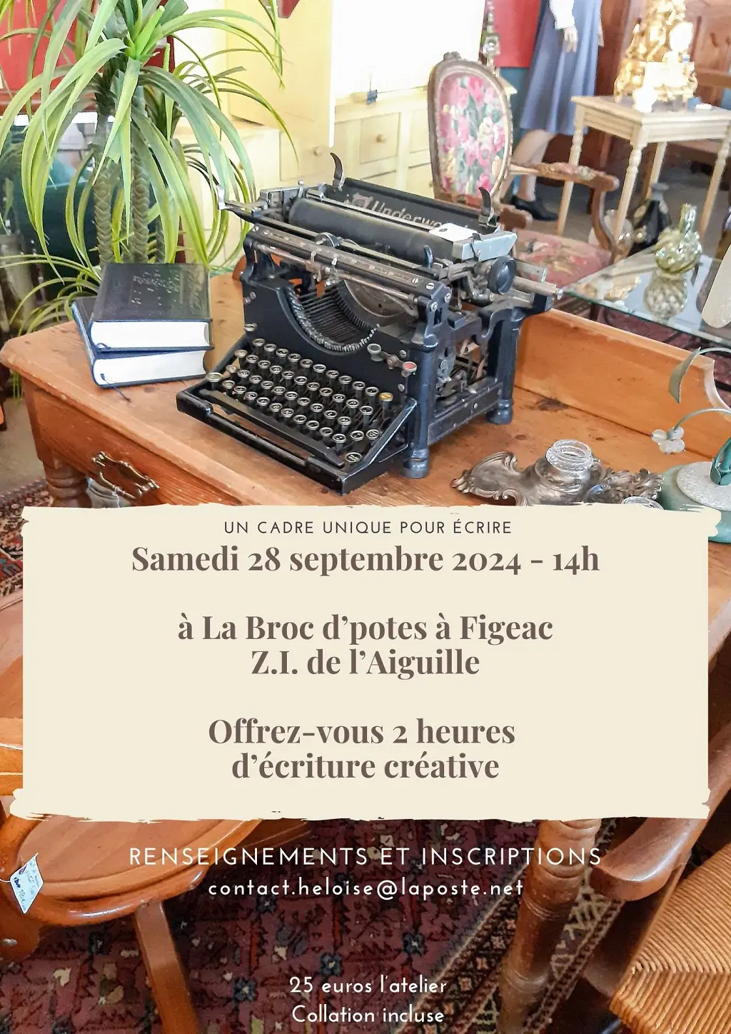 atelier ecriture