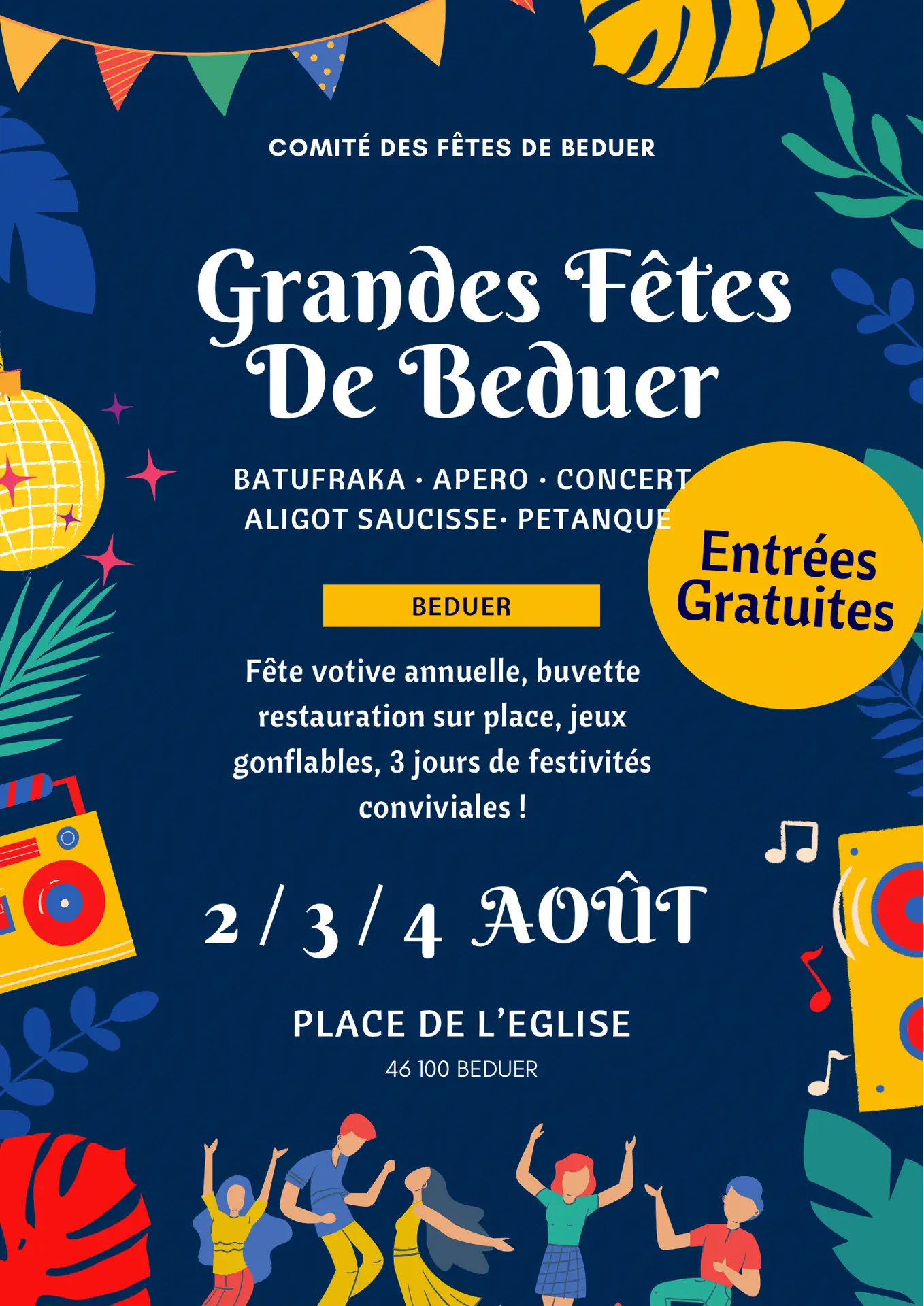 fête à Béduer