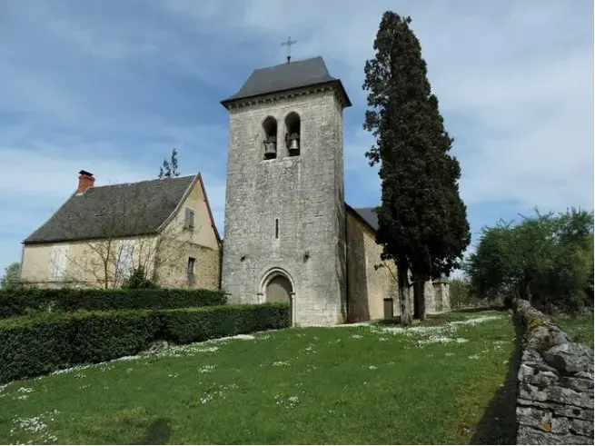 eglise sainte madeleine lachapelle-auzac reyrevignes 46