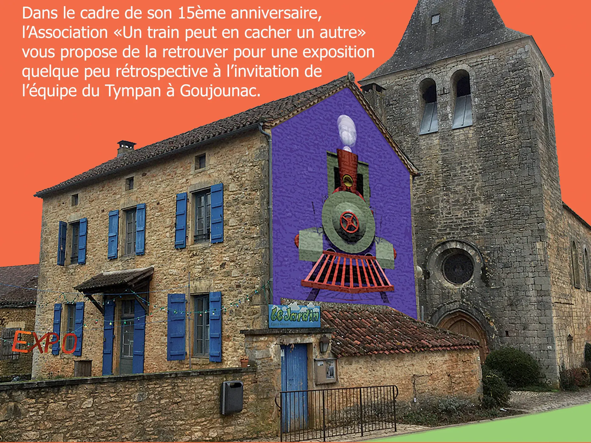 expo Un Train en gare du Tympan