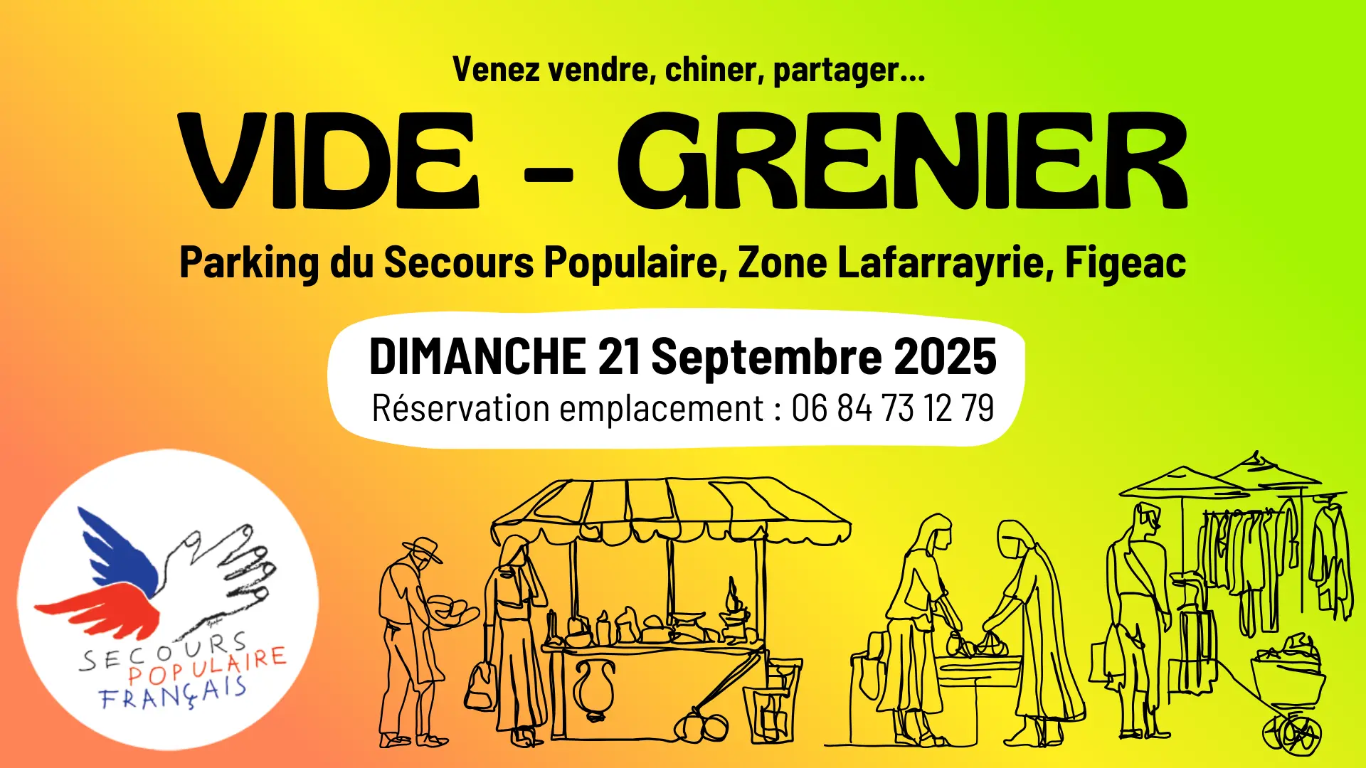 Vide-grenier à Figeac